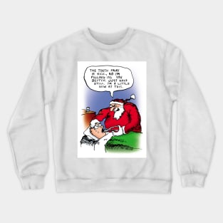 Tooth Fairy Santa Crewneck Sweatshirt